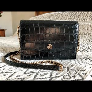 Tory Burch Robinson Embossed small shoulder bag